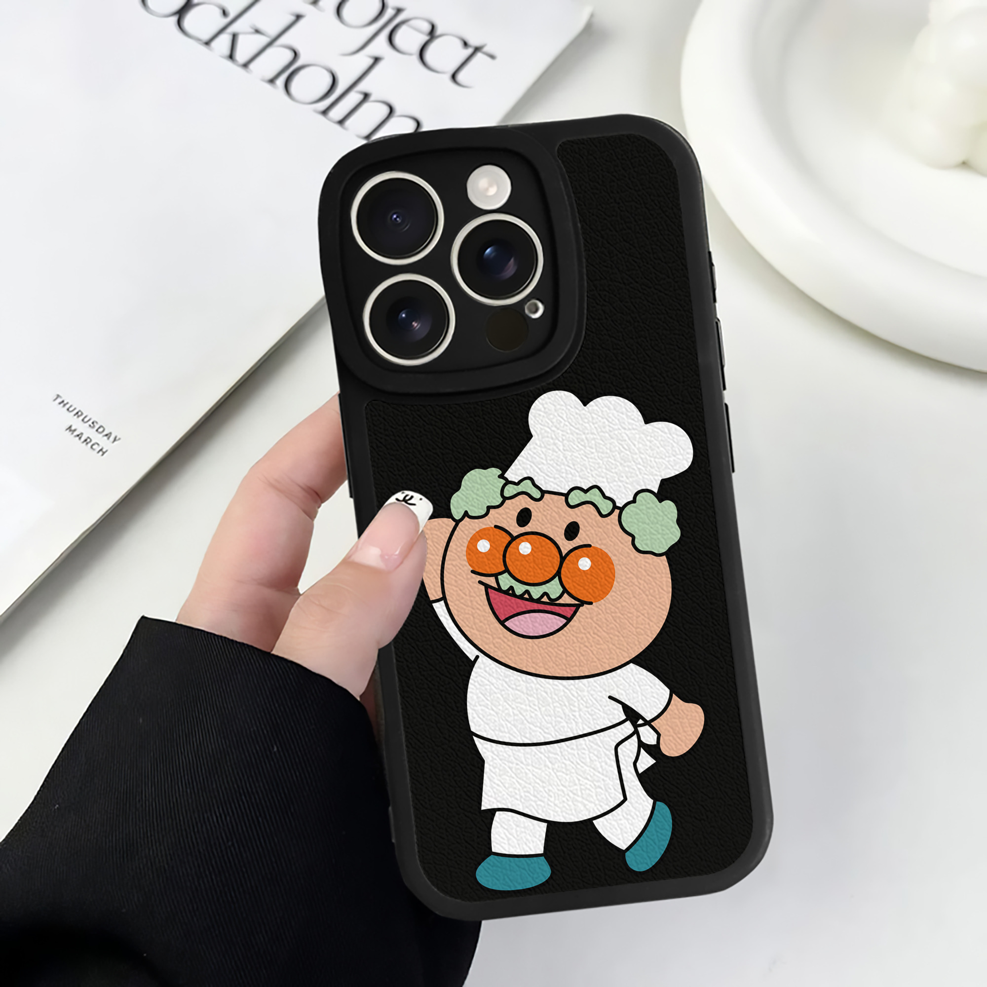 （画像用） アンパンマン Anpanman 【iPhone 16シリーズ対応】シリコンスマホケース（レザー調） 材質：シリコン